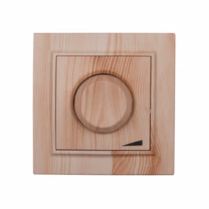 Hot Sale 600W White Wood LED Dimmer Light Switch 220V/240V 50/60Hz 16A IP22 Wall Dimmer House EU/UK/US Voltage ABS Plastic