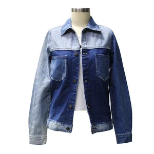 Oem Women's Denim Jean Jacket Women Casual Outwear Fall Jacket Denim Button up Coat Denim Jacket Made in Pakistan