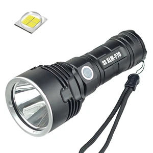 Multifunctional Outdoor Aluminum Alloy P70 Long-range High Power 1000+ Lumens IP65 Waterproof Flashlight USB Rechargeable