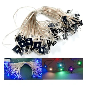 Customized 5V 100LED 50m RGBW Addressable Pixel LED String Light Copper IP44 Smartphone Controlled Landscape Christmas Lights