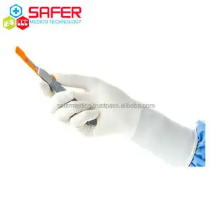 Safer Medico Double Protection Sterile Surgical Disposable Neoprene Gloves Powdered Free Soft Waterproof Lightweight Comfortable