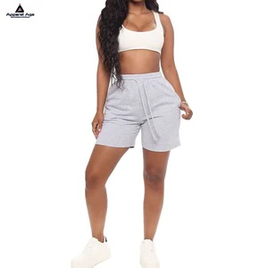 Wholesale Women's Polyester/Nylon Fleece Formal Sportswear Shorts Large Size Breathable Quick Dry Waterproof Solid Wide Leg