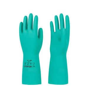 XL Cotton Safety Gloves Long Cuff Nitrile Rubber Protective Food Grade Household Industrial Use Reusable Multi-Purpose Working