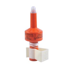 Boat Accessory Orange Plastic Marine lifebuoy Light