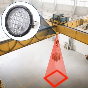 Tower Crane Blue Laser Guidance Light With Anti-Collision System And 500 Meter Effective Range 72W 120W