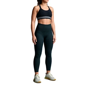 Womens High Waist Tummy Control Naked Feel Yoga Leggings 7 8 Length Stretch Workout Pants