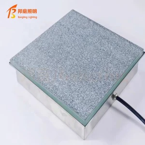 Outdoor Waterproof IP67 LED RGB Ground Brick Lamp Underground IP67 Tile Outdoor Imitate Marble LED Light