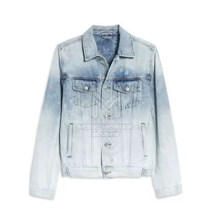 High Quality Men's Jeans Jackets 100% Cotton Breathable Waterproof High Street Style Wholesale Price