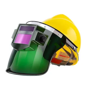 HBC New Design Industrial Engineering Full Face Protective Shield Mask Auto Darkening Welding Mask