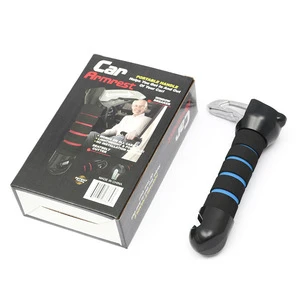 Emergency Tool Kit Non-Slip Safety Hammer Multi-Functional Car Escape Tool Window Breaker Seatbelt Cutter Black ABS