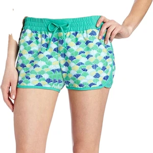 Women's Beach Swim Trunks 100% Cotton/Polyester Spandex Fabric Plus Size Breathable Quick Dry Swimwear Shorts