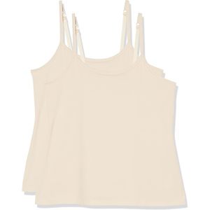 Women's Fitted Tank Top Camisole Undershirt Plus Size Seamless Cotton Spandex Blend