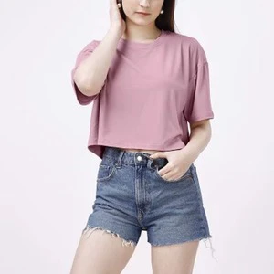 OEM Service New Tops Casual Ladies Breathable Short Sleeve new styles 2025 Graphic Female T Shirt Women Streetwear Clothing