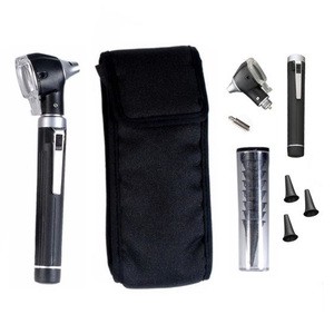 Electric Compact Fiber Optic Otoscope LED Light Reliable ENT Diagnostic Tool Clinical Professional Use CE Certified 1 Year