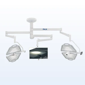 Premium Electric Ceiling Mounted LED Surgical Light with Wireless 4K Camera System CRI>96 for Operating Room Total Solution