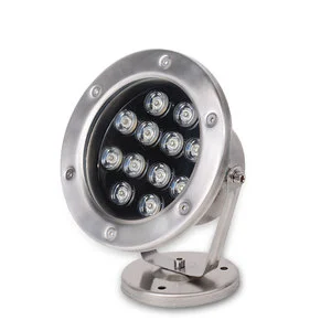 RGB 12W 18W Stainless Steel Outdoor Swimming Pool Lamp LED Underwater Light