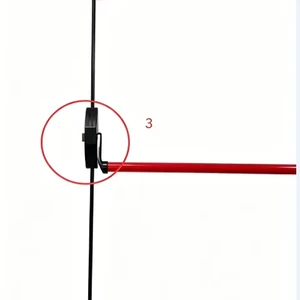 New Design Durable 3 Points Commercial Vertical Rod Push Type Panic Bar Double Leaf Emergency Escape Panic Exit Devices