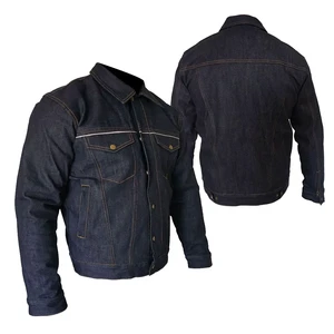 SW GROUP Men's Stylish Denim Jeans Jacket-Vintage Style Winter Windproof Regular Length 100% Cotton