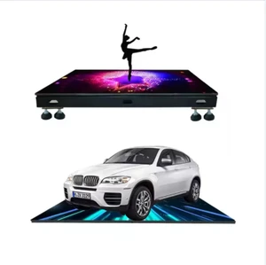 Custom Design Service Illuminated Video Effect Magnetic LED Dance Floor for Wedding Events Nightclub Stage Rental