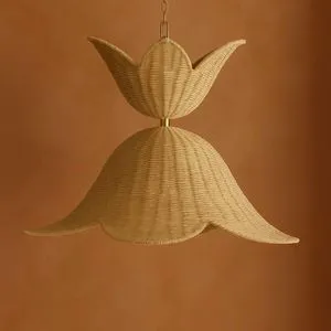 Elegant Bamboo Pendant Light with Directional Lighting Harmonious Design for Home Decor