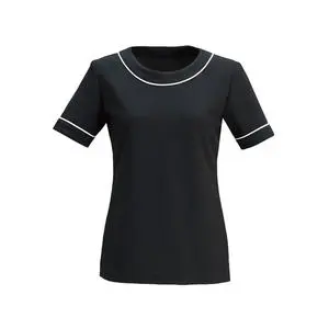 Black Cut and Sew Leisure Top E-3121 (L)