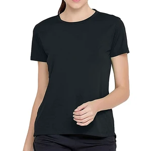 Latest Women Plus Size Knitted T-Shirt Fashionable Hot Selling Summer Casual Lips Printed OEM ODM Cotton O-Neck T-Shirts