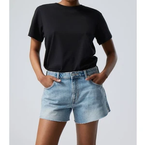 High Quality Designer Women's Denim Jeans Shorts for Stone Wash Drawstring Mid Waist Eco-Friendly Quick Dry Casual