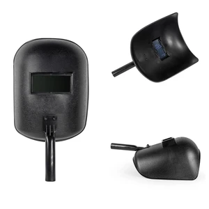 Black PP Handheld Welding Shield-Durable Plastic Safety Face Guard