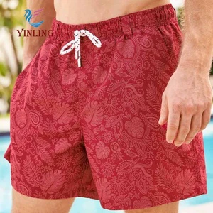 Custom Design Mens Swim Shorts Set Print Beach Trunks Men Fashion Beach Shorts