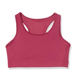 Women Solid Color Y-line Straps Racerback Sports Bra Light Support Yoga Gym Fitness Seamless Breathable Quick Dry Front