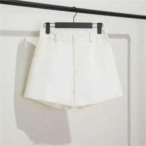 2026 Women's Summer Denim Shorts High Waist High Quality Washed Casual Quick Dry Straight Blue Y2K Cotton