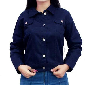 Wholesale and Custom Made Top Quality Women's Denim Jacket, Casual Wear Factory Made Design Hot Selling Jeans Varsity Jacket