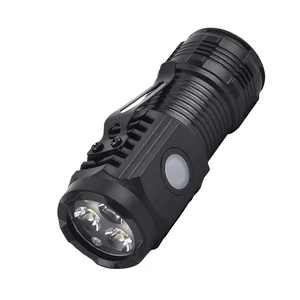 Mini Strong Light Mini Flashlight USB Charging Portable Super Bright Strong Magnetic