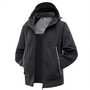 RUIQUWIN Lightweight Summer Jacket Quick Dry UPF50+ UV Protection Custom Logo Breathable Hooded Zipper Anti-Bacterial Unisex