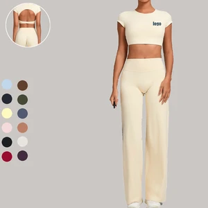 New Arrival Breathable Gym Wear Gym Clothes Set Tracksuit Running Set Activewear Yoga Set