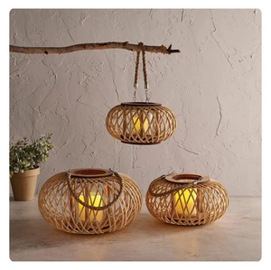 Vietnam SOLAR TRADITIONAL BAMBOO LANTERNS-ECO-FRIENDLY OUTDOOR LIGHTING