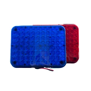 Car Fire Truck Ambulance Emergency Light LED Amber Strobe Flashing Lamp