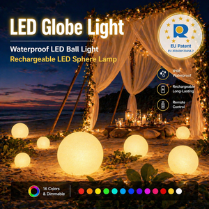20cm Garden Hotel Road Lighting LED Ball Light Floating Solar/Electric/AC Powered Pool Light IP65