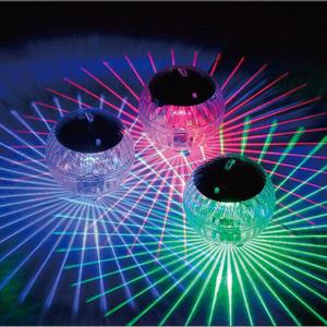 Color Changing Garden Decoration Light Outdoor Magic Ball Light Floating Pool Projector Light Solar Float Lamp
