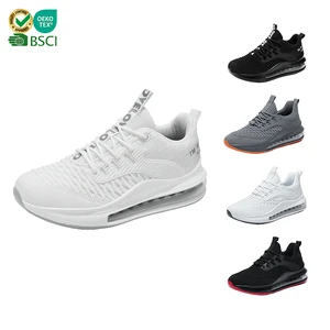 Wholesale Retro Fashion Breathable Mesh for Cushion Sneakers Light Weight Shock Absorption Soft Sole Casual Sports Running Shoes