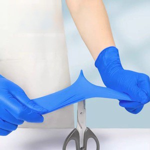 Nitrile Safety Work Gloves Disposable Gloves Powder-Free Industrial Nitrile Gloves