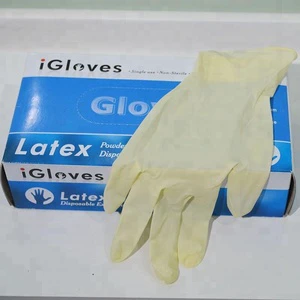 Latex Gloves in Stock Fast Shipment Disposable Examination Hand Gloves Factory Malaysia