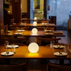 LED Ball Table Lamp Decoration Festival Home Restaurant Lamp Christmas Customization Logo Lamp LED Wireless Solar Battery Light