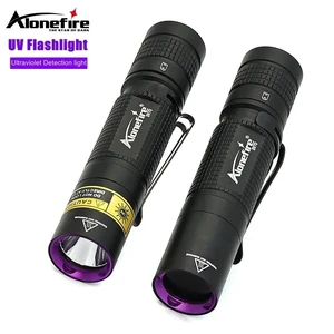 365/395nm Uv Flashlight Pen Black Light Mini Ultraviolet Torch Money Pet Urine Invisible Ink Marker Stain Scorpion Detector Lamp