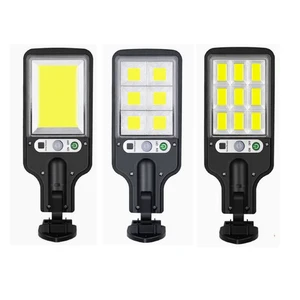 Solar Led Motion Sensor Wall Light Outdoor With Remote Control 72 108 117 COB Body Sensor Outdoor Waterproof for Garden