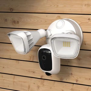 Outdoor Waterproof Smart LED Security Light APP Control Two-Way Phone PIR Alarm Adjustable CCT Flood Light CE Network Camera