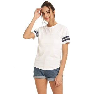 Custom LOGO Wholesale High Quality Plus Size Women's Top 100% Cotton Blank Girl's T-Shirts Female Wear