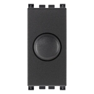 Rotary Dimmer Switch 230V 100-500W Black For Lighting Control