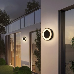 Modern Outdoor Aluminum Wall Light For Corridor Garden Porch Sconce Light 110v 220v Sconce Led Wall Lamp