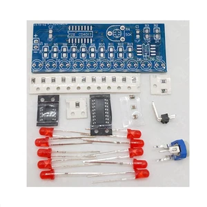 NE555 + CD4017 Electronic DIY Parts Kit Running Light LED Electronic Production for Novice Runners